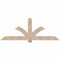 Ekena Millwork Redmond Smooth Timber Gable Bracket, Douglas Fir, 84"W x 31"H x 5 1/2"D x 5 1/2"F, 9/12 Pitch GBW084X31X0606RED00SDF - alternate 1